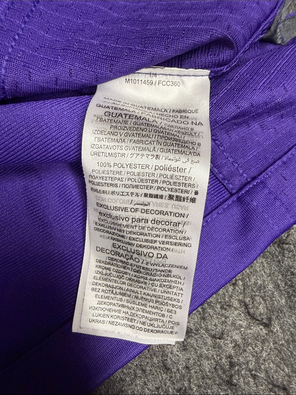 Nike Purple Vikings #18 Jefferson Football Jersey with White & Gold Accents - Picture 6 of 8